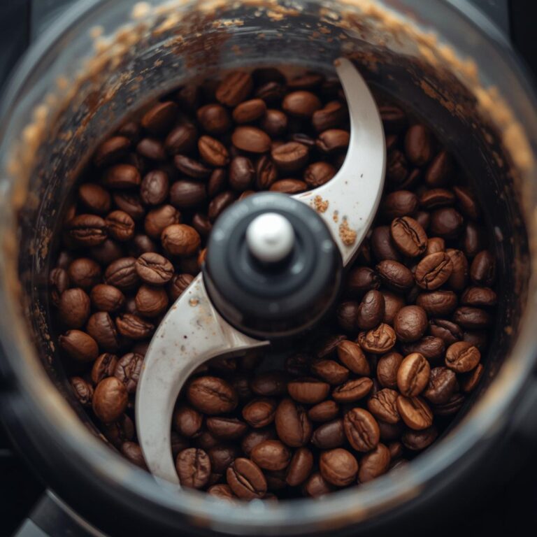 Home meşe palamudu ve kahveyi harmanla öğüt